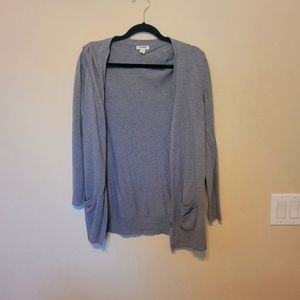 Grey cardigan